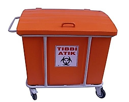 Tıbbi Atık Konteyneri 270 lt Yatık Tıbbi Atık Konteyneri 240 lt