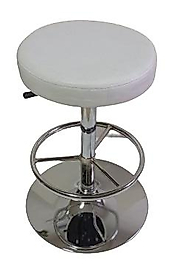 Bar Taburesi Krom Lüks Ayaklı Çemberli