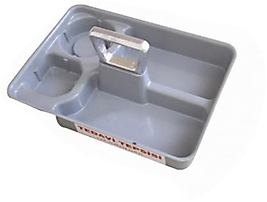 Tutma Kulplu Atık Kutulu Tedavi Tepsisi