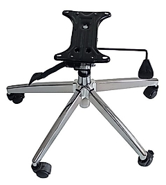 Makam Koltuğu Ayağı Çap 70 cm Çift Kol Mekanizma Krom Pistonlu 150 kg