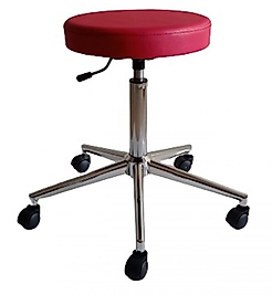 Konik Ayaklı Lüks Krom Tabure