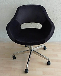 Büro Sandalyesi Krom Yıldız Ayaklı Döküm Süngerli