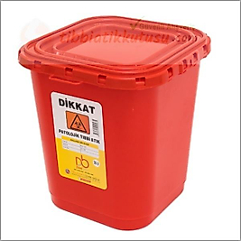 Patolojik Atık Kabı 30 lt Donbox Kırmızı 30 lt