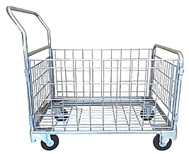 Malzeme Taşıma Arabası Tıbbi Atık Taşıma Arabası 65x90 Havuzlu