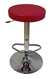 Bar Taburesi Krom Tepsi Ayaklı