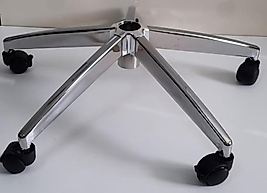 Makam Koltuğu Krom Yıldız Ayağı Çap 70 cm 150 kg