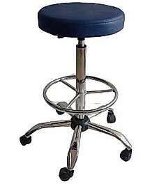 Bar Taburesi Krom Ayaklı Çemberli