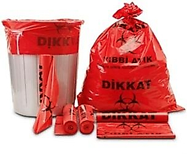 Tıbbi Atık Poşeti 72x95 cm 1 Rulo 10 Adet