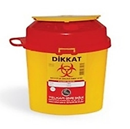 Tıbbi Atık Kutusu 1,3 lt Köşeli