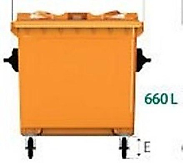 Tıbbi Atık Konteyneri 660 lt