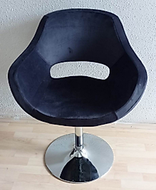 Bekleme Koltuğu Tepsi Ayaklı Antrasit Kumaş